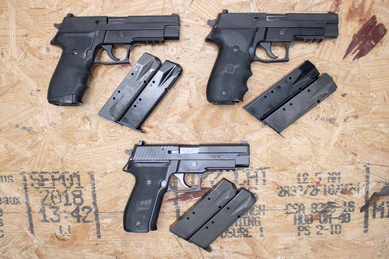 SIG SAUER P226R 40 S&W Police Trade-In Pistols (Very Good Condition)